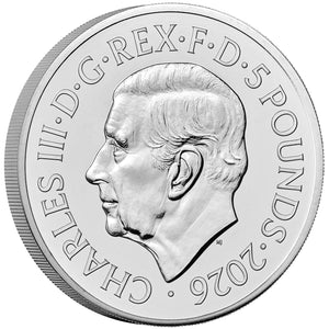 2026 UK £5 Year of the Horse BU