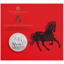 2026 UK £5 Year of the Horse BU