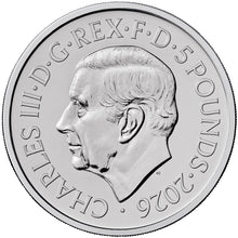 2026 UK £5 Queen Elizabeth II 5th Portrait - Jody Clark Brilliant Uncirculated Coin