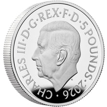 2026 UK £5 Queen Elizabeth II Portraits - Arnold Machin PIEDFORT Silver Proof Coin