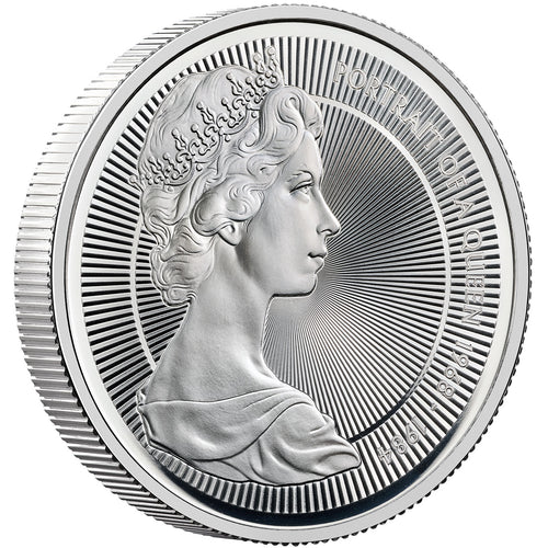 2026 UK £5 Queen Elizabeth II Portraits - Arnold Machin PIEDFORT Silver Proof Coin