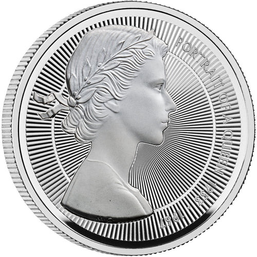 2026 UK £5 Queen Elizabeth II Portraits - Mary Gillick Silver Proof Coin