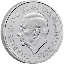 2026 UK £5 Royal Tudor Beasts – Queen’s Lion BU