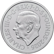 2026 UK £5 Royal Tudor Beasts – Queen’s Lion BU
