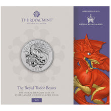 2026 UK £5 Royal Tudor Beasts -  Royal Dragon BU