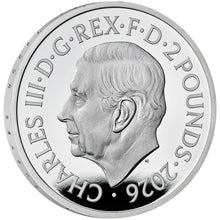 2026 UK £2 Royal Tudor Beasts - Royal Dragon 1oz Silver Proof Coin