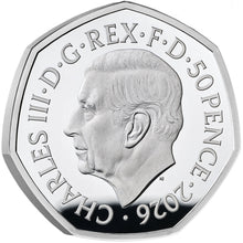 2026 UK 50p The Snowman Silver Proof Coin