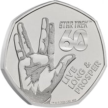2026 UK 50p Star Trek Brilliant Uncirculated Coin