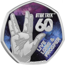 2026 UK 50p Star Trek Colour Silver Proof Coin