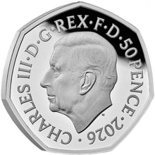 2026 UK 50p Wicked Colour Silver Proof Coin