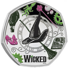 2026 UK 50p Wicked Colour Silver Proof Coin
