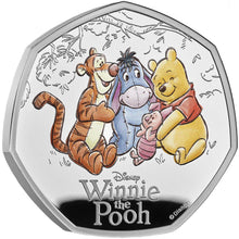 2026 UK 50p 100 Years of Winnie the Pooh - Friendship Silver Proof Coin