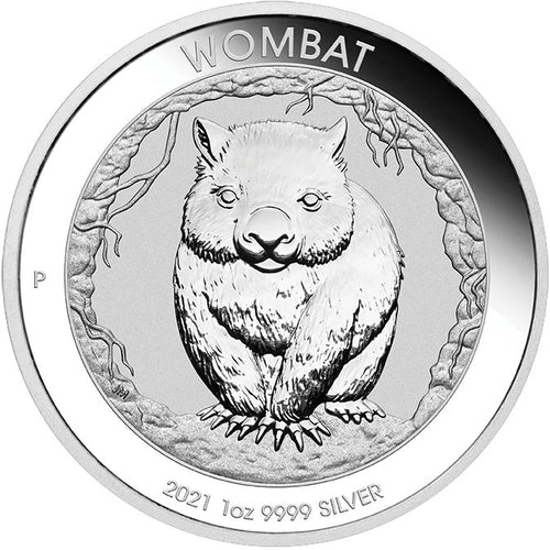 2021 $1 Wombat 1oz Silver BU