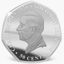 2026 Solomon Isl. 50c The Very Hungry Caterpillar™ Silver-Plated BU Coin