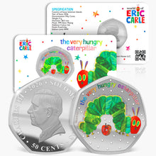 2026 Solomon Isl. 50c The Very Hungry Caterpillar™ Silver-Plated BU Coin