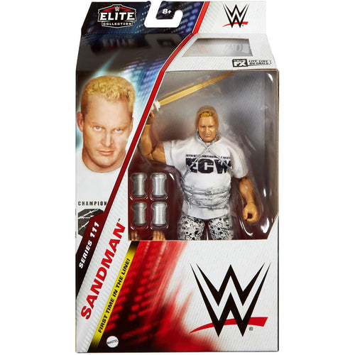 WWE Elite 111 - Sandman B&W 6-inch Scale Action Figure