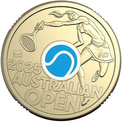 2025 $2 Women’s Australian Open Tennis Uncirculated Coin in Folder