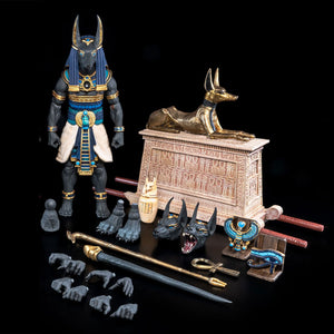 Figura Obscura: Anubis, Black and Blue Action Figure