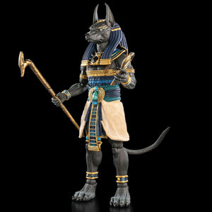 Figura Obscura: Anubis, Black and Blue Action Figure