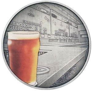 Aussie Icons - Saturday Arvo Beers 51mm Silver-Plated  Collector Medal