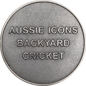 Aussie Icons - Backyard Cricket 51mm Collector Medal