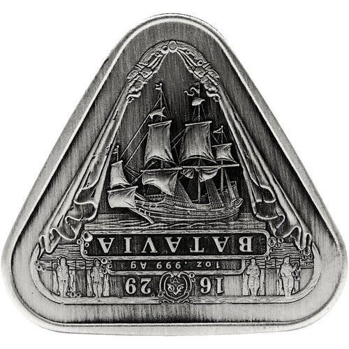 2019 $1 Australian Shipwrecks - Batavia Antique 1oz Silver Coin