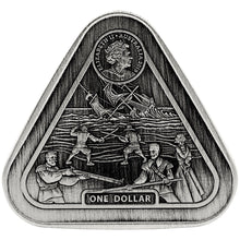 2019 $1 Australian Shipwrecks - Batavia Antique 1oz Silver Coin