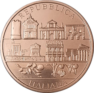 2023 Italy 5€ Capitals of Culture Bergamo & Brescia BU