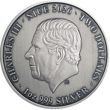 2026 Niue $2 Kings of Sting - Bullet Ant 1oz Silver Coin