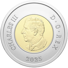 2025 Canada $2 Unknown Soldier Red Poppy (Coloured) Uncirculated Coin