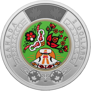 2023 Canada $2 Indigenous Day (Coloured) Special Wrap Roll