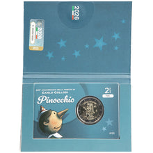 2026 Italy 2€ Pinocchio BU coin on Card
