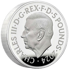 2024 UK £5 Buckingham Palace Piedfort Silver Proof Coin