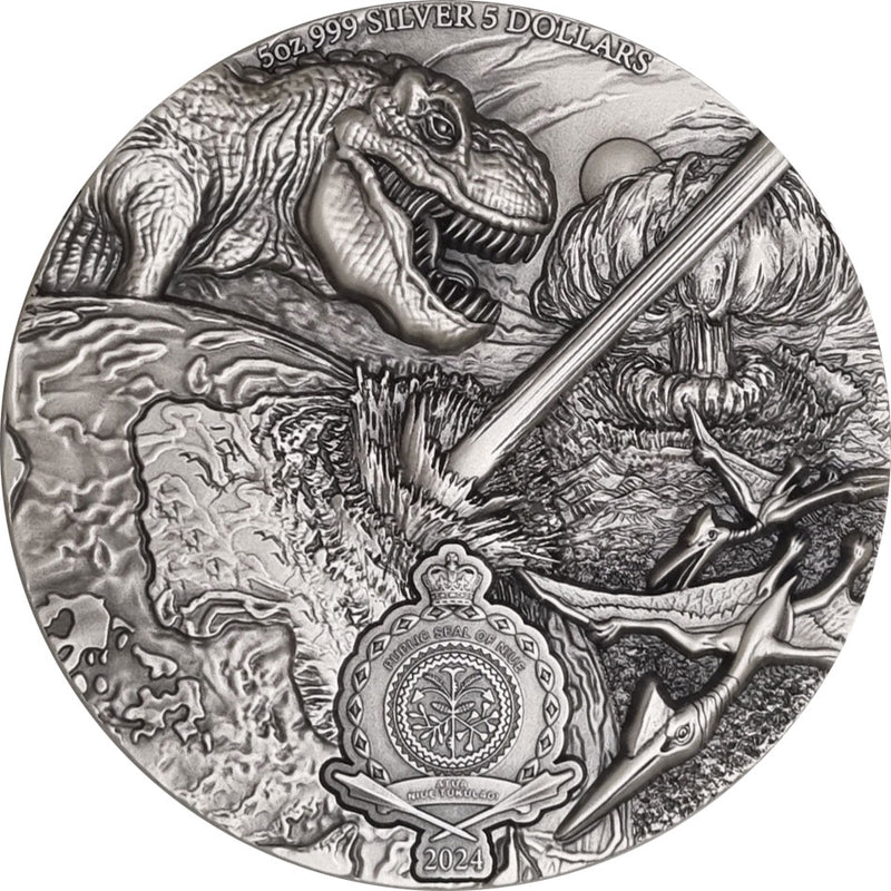 2024 Niue $5 Asteroid Redirection Test 5oz Silver Coin – Melbourne