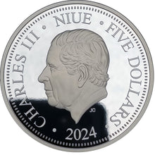 2024 Niue $5 Fact or Fiction: Drop Bear 2oz Silver Coin