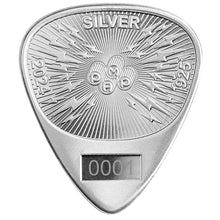 Fender® 70th Ann. Stratocaster Heavy 351 Silver Guitar Pick