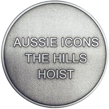 Aussie Icons - Hills Hoist Silver-Plated 51mm Collector Medal