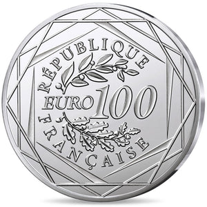 2025 France 100€ Space Odyssey - Earth 45g Silver Coin