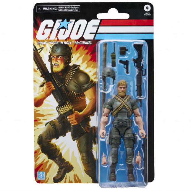 G.I. Joe Classified - Craig “Rock ’N Roll” McConnel Retro Cardback 6-inch Action Figure