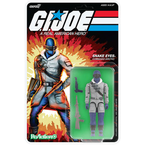 G.I. Joe Wv05 - Arctic Snake Eyes (Movie) 3.75" Reaction+ Figure