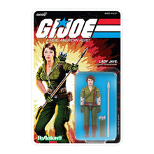 G.I. Joe Wv09 - Lady Jaye (Cartoon) 3.75" ReAction+ Figure
