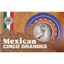 2026 Cameroon 500Fr Mexican Cinco Grandes Grey Wolf 1/4oz Silver Coin in Card