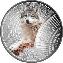 2026 Cameroon 500Fr Mexican Cinco Grandes Grey Wolf 1/4oz Silver Coin in Card