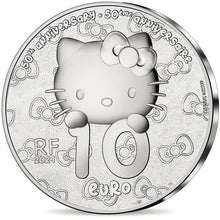 2024 France 10€ Hello Kitty Kimono Silver Proof Coin