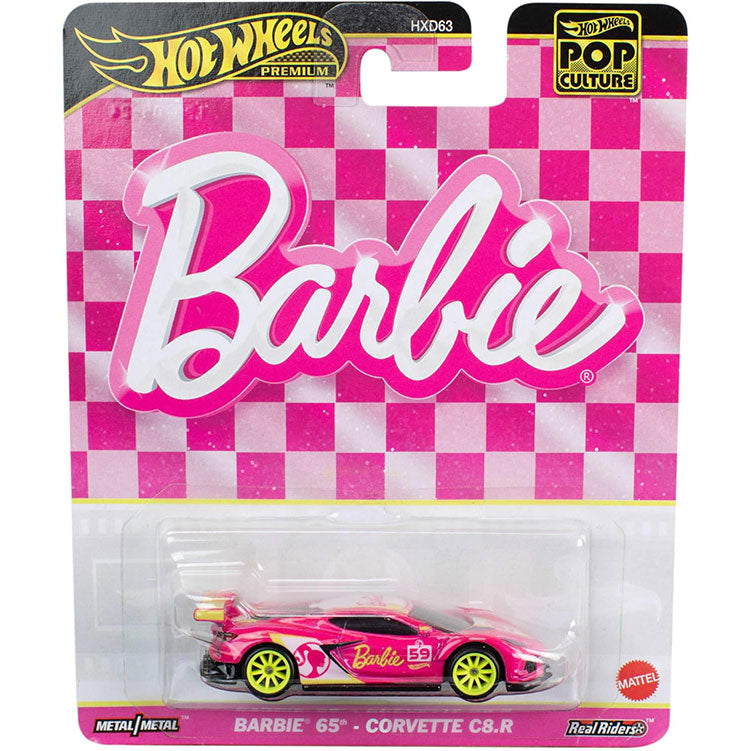 Hot Wheels Pop Culture Barbie Corvette Die Cast Vehicle