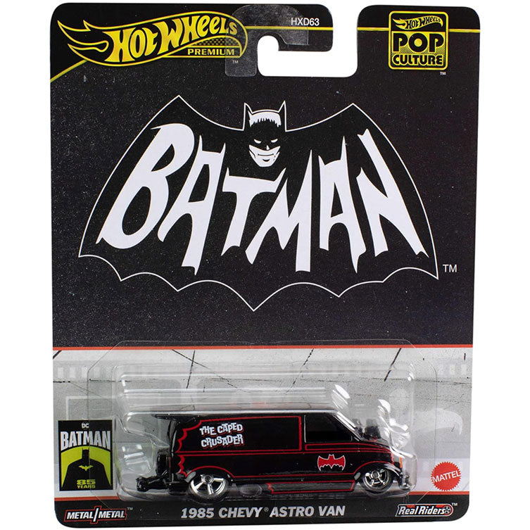 Hot Wheels Pop Culture 1985 Chevy Astro Van (Batman) Die Cast Vehicle