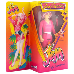 Jem And The Holograms Wv2 - Jem (Neon) [Retro Box] ReAction Figure