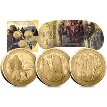 2012 NZ $1 The Hobbit: Unexpected Journey BU THREE-COIN SET