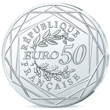 2025 France 50€ DC Comics 90th Ann: Batman Colour Silver Coin