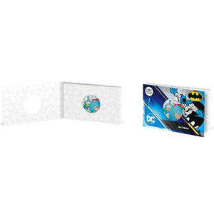 2025 France 50€ DC Comics 90th Ann: Batman Colour Silver Coin